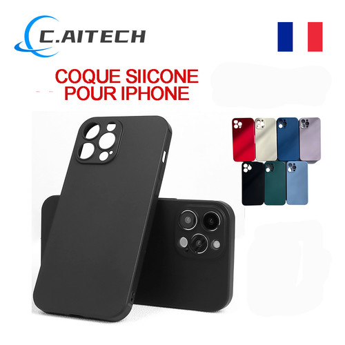 Coque silicone pour iphone 8 - iphone,
