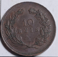 10 Reis 1892 Carlos I Portugal - 977401