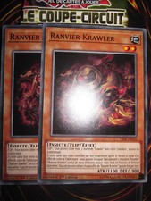 YU-GI-OH! PLAYSET (2 CARTES) RANVIER KRAWLER CIBR-FR020 NEUF EDITION 1