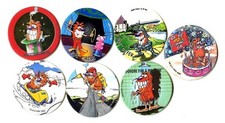 ♥ POGS Lot de POGS POGMAN DIFFERENTES SERIES Dont certains Trés RARES (Neufs) A♥