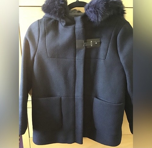 Zara girls coat size navy - coat, 10