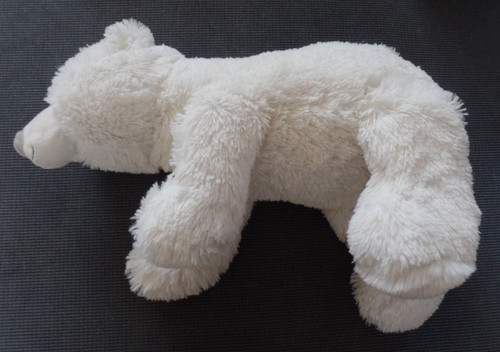 Doudou peluche ours blanc - doudou,