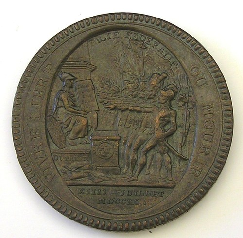 Monneron cinq sols 1791 - cinq,