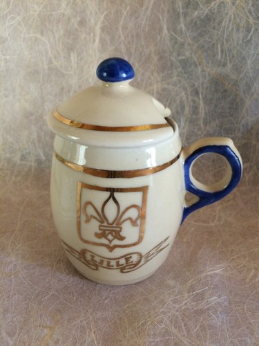 Petit pot moutarde - à,