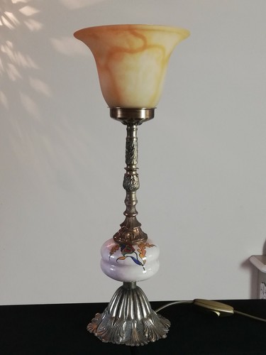Lampe ancienne bronze - en,