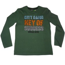 T-shirt à manches longues garçon Losan, vert, 10 ans - 140