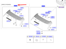 Aileron arrière HYUNDAI KONA