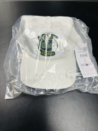 Lacoste white baseball cap - white, men