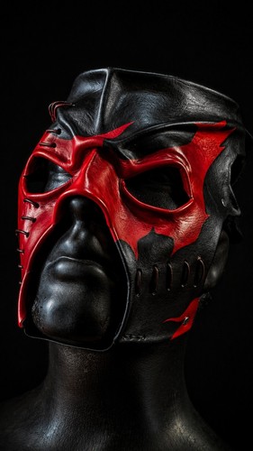 Wwe leather 2002 kane - leather,