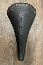 Selle Aquila cuir noir Ancien Vélo Course Vintage Eroica 1950's
