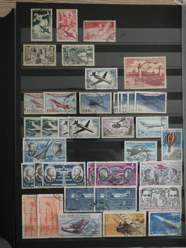 38x timbres france lot poste - france,