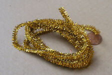 Maison de Poupées Décoration Noël 1m Jaune Guirlande 1:12 Échelle Accessoire