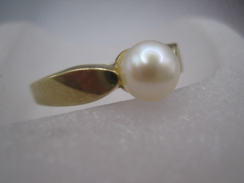 Bague vintage jaune 585 - or,