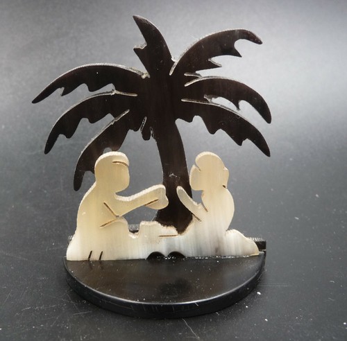 Crèche noël forme - crèche, palmier