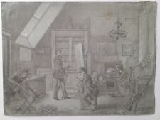 dessin ancien "pendant le