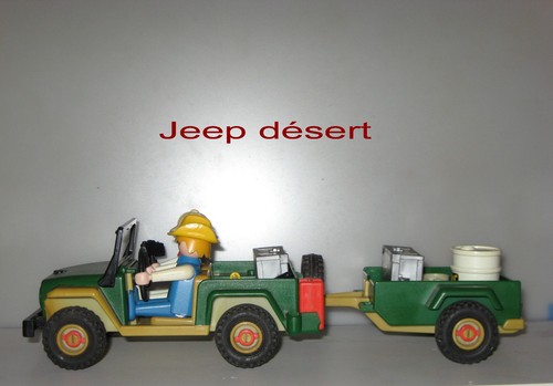 Playmobil jeep désert - jeep,
