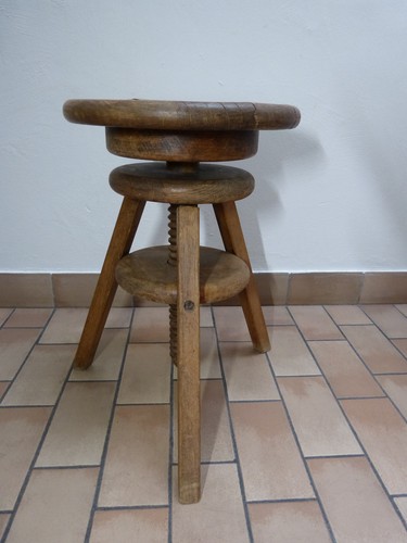 Tabouret ancien bois de - ancien,