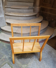 grand Porte-carton à dessin, bois massif couleur clair (hêtre), qualité, vintage