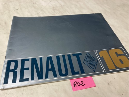 Renault r16 catalogue - r16,