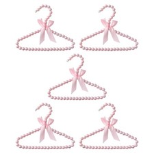  Lot de 5 cintres à perles