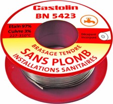 Castolin BN 5423 - 500g - Etain 97% cuivre 3% Brasage tendre