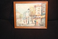 tableau de Paris signé