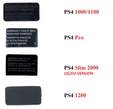 Autocollants Garantie PS4 (x2) / Warranty Stickers PS4 (Pro / Slim / Fat) (x2) 