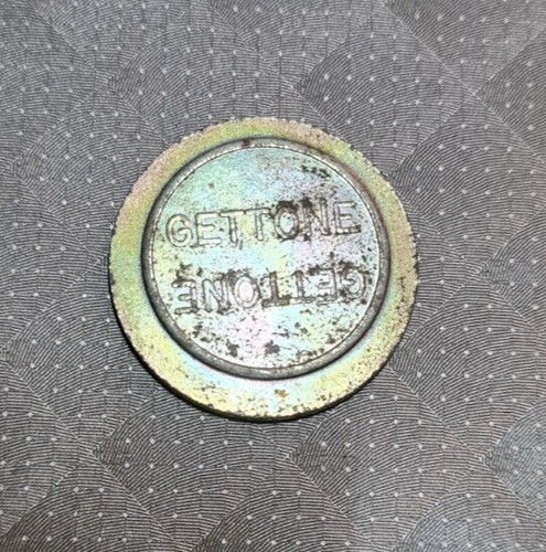 Ancien jeton fer fête - ancien, en