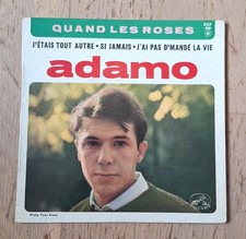ADAMO - Quand les roses - Vinyle 45T EP - 1964