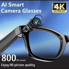 Lunettes IA intelligentes 4K ?️ Traduction, caméra HD, appels Bluetooth..