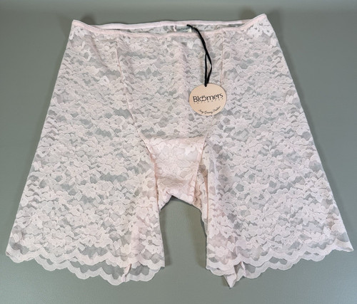 Lace slip shorts granny - slip,