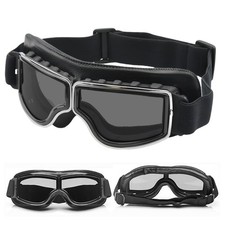 Lunettes de moto casque rétro