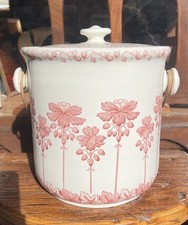 GRAND POT COUVERT EN FAÏENCE