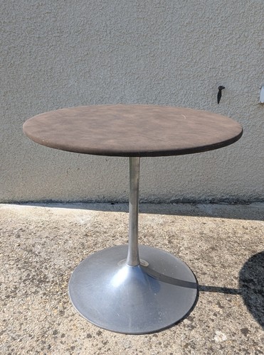 Table ronde vintage pied - table,
