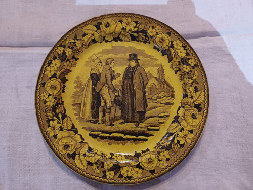 Rare assiette faience - assiette,