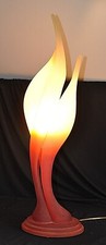 LAMPE FLEUR VINTAGE ORANGE 77