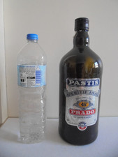 Jéroboam de Pastis PRADO 45° bouteille vide 2,5 L Marseille H 36 cm