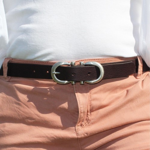 Femme ceinture cuir - en, marron