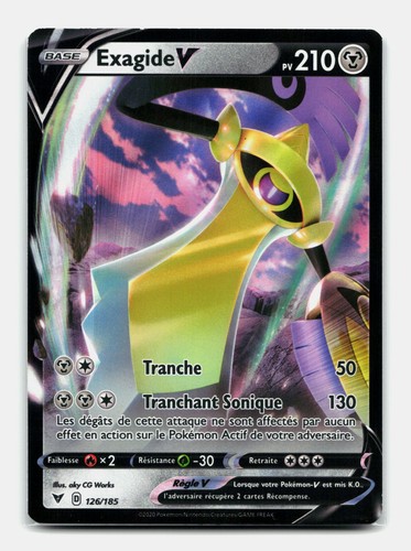 Carte pokémon exagide - exagide, v