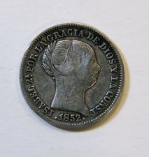 Isabelle II 1 Real De 1852