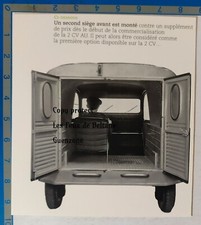 CITROEN 2CV AU CAMIONNETTE
