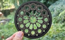 Disque Rosace Cathédrale de Chartres V2, émetteur passif à cavités résonnantes