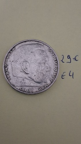Pièce monnaie argent 2 - monnaie, en