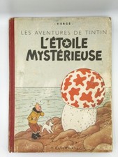RARE TINTIN L 'ETOILE MYSTERIEUSE     DOS BLANC    A20 1943