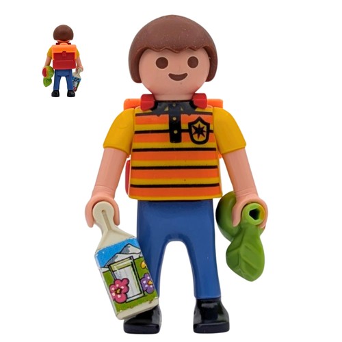 Figurine enfant jaune sac - , à