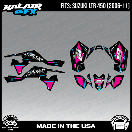 Graphics kit for suzuki - for, atv