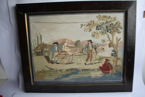Tableau soie brodée - , napoléon