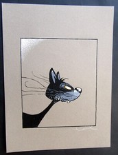 SERIGRAPHIE LOISEL LE CHAT