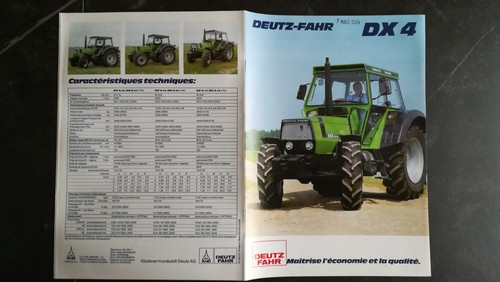 Brochure tracteur deutz - tracteur,