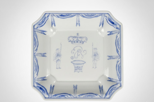 Antique china porcelain plate - porcelain,